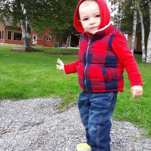 Buffalo Plaid Flannel Vest - Picture 5 of 5